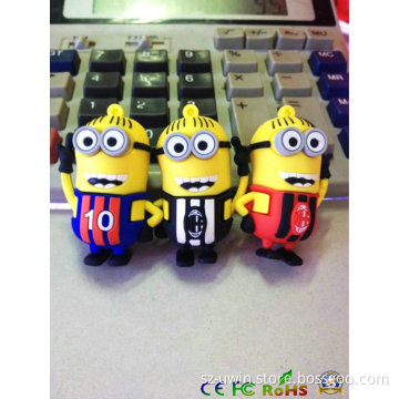 8GB New Arrival Yellow Minion PVC USB Flash Drive